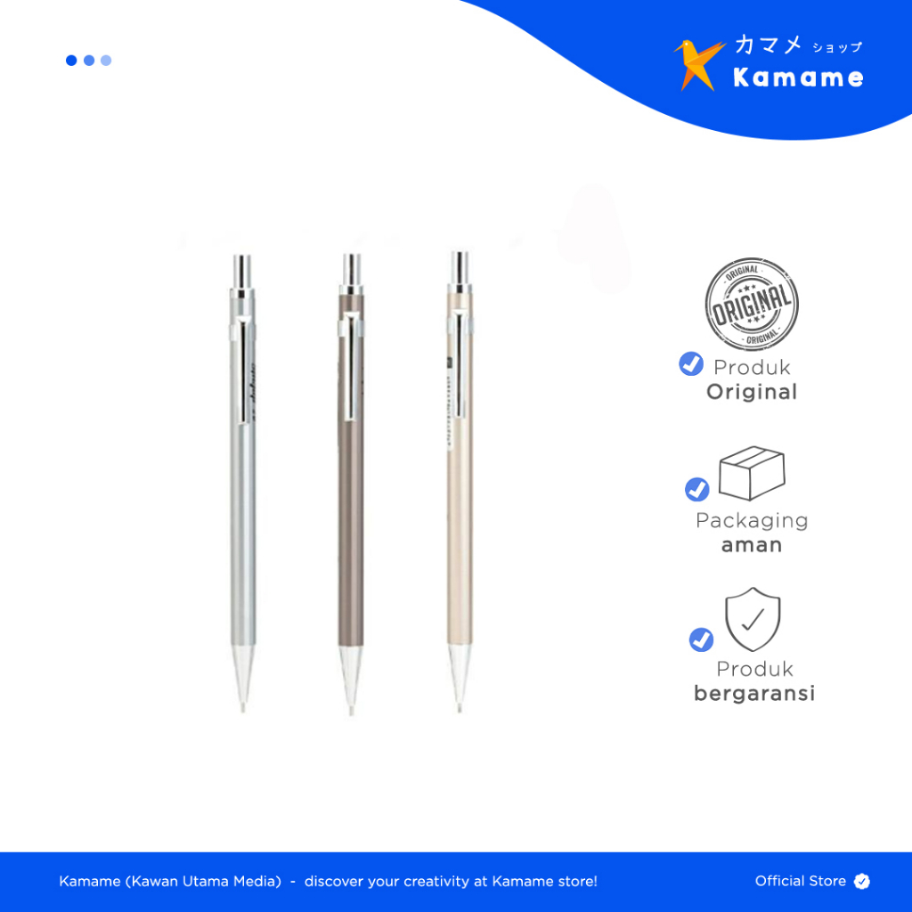 

Deli Mechanical pencil - besi 0.7mm 3 warna fashion S332 - Kamame