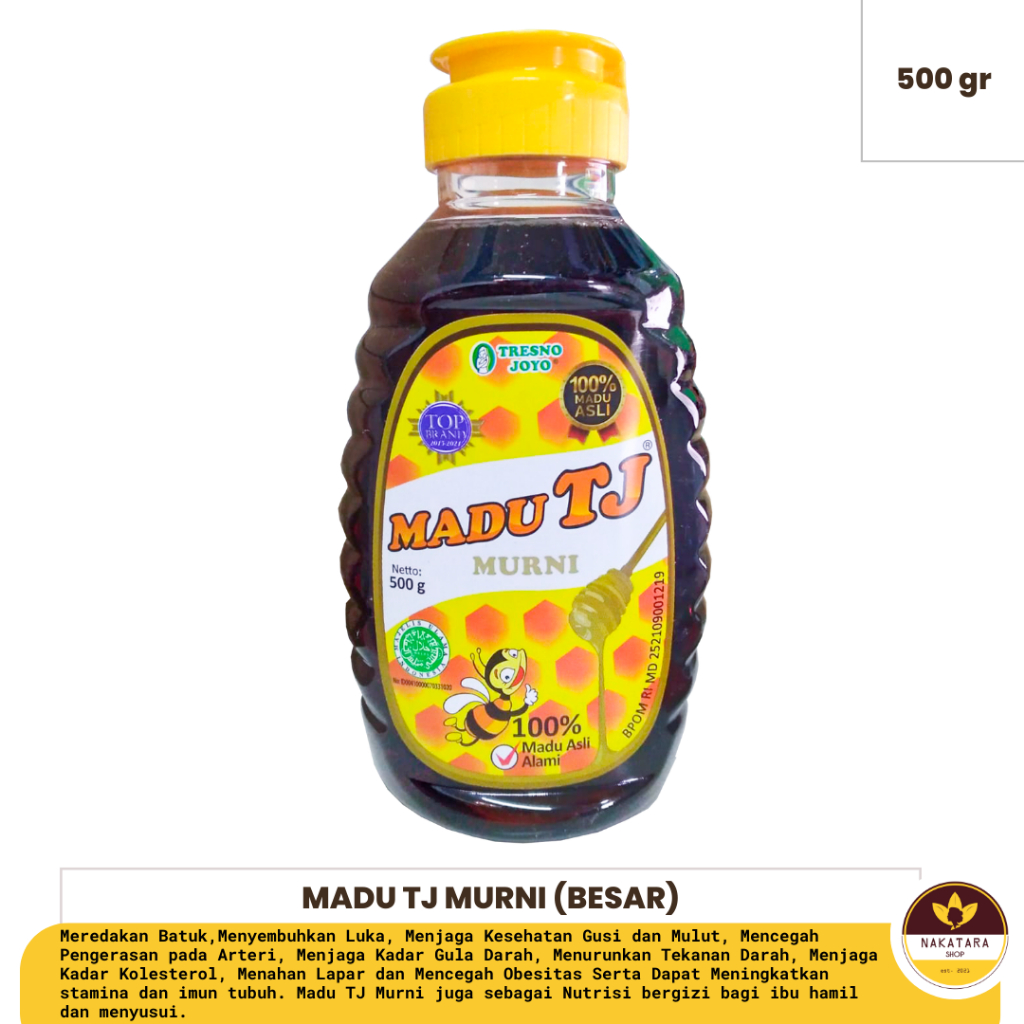 

MADU TJ MURNI UKURAN 500 GRAM (BESAR)