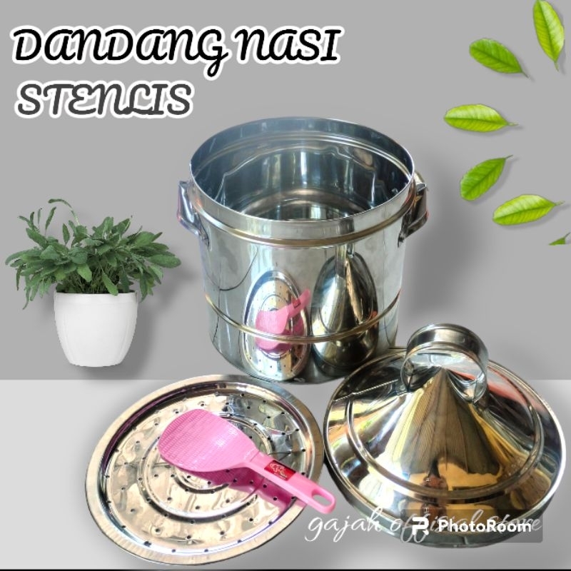 DANDANG KUKUS NASI stenlis UK 3KG
