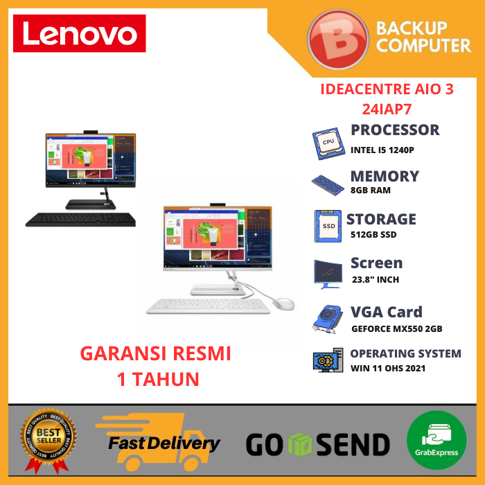 PC AIO LENOVO AIO 3 24IAP7 F0GH000PID/F0GH000NID i5-1240P