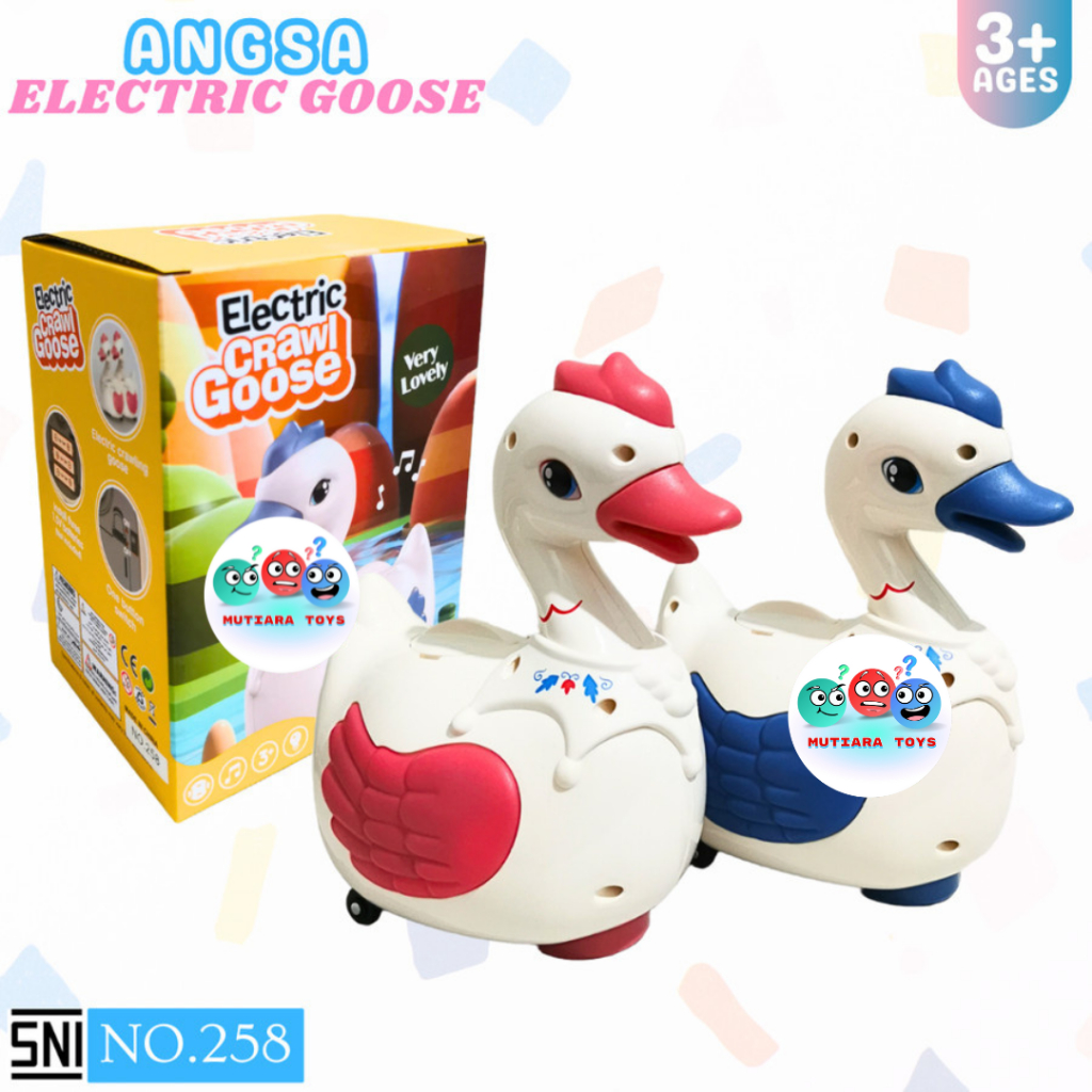 MUTIARATOYS Mainan Electric Goose Angsa Bertelur No.258