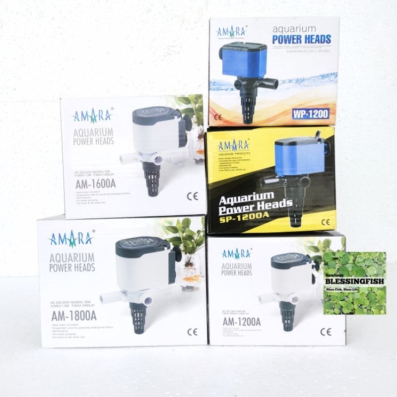 Pompa Aquarium Celup Power Head Amara WP-1200 Amara SP-1200 Amara AM-1200 Amara AM-1600 Amara AM-180