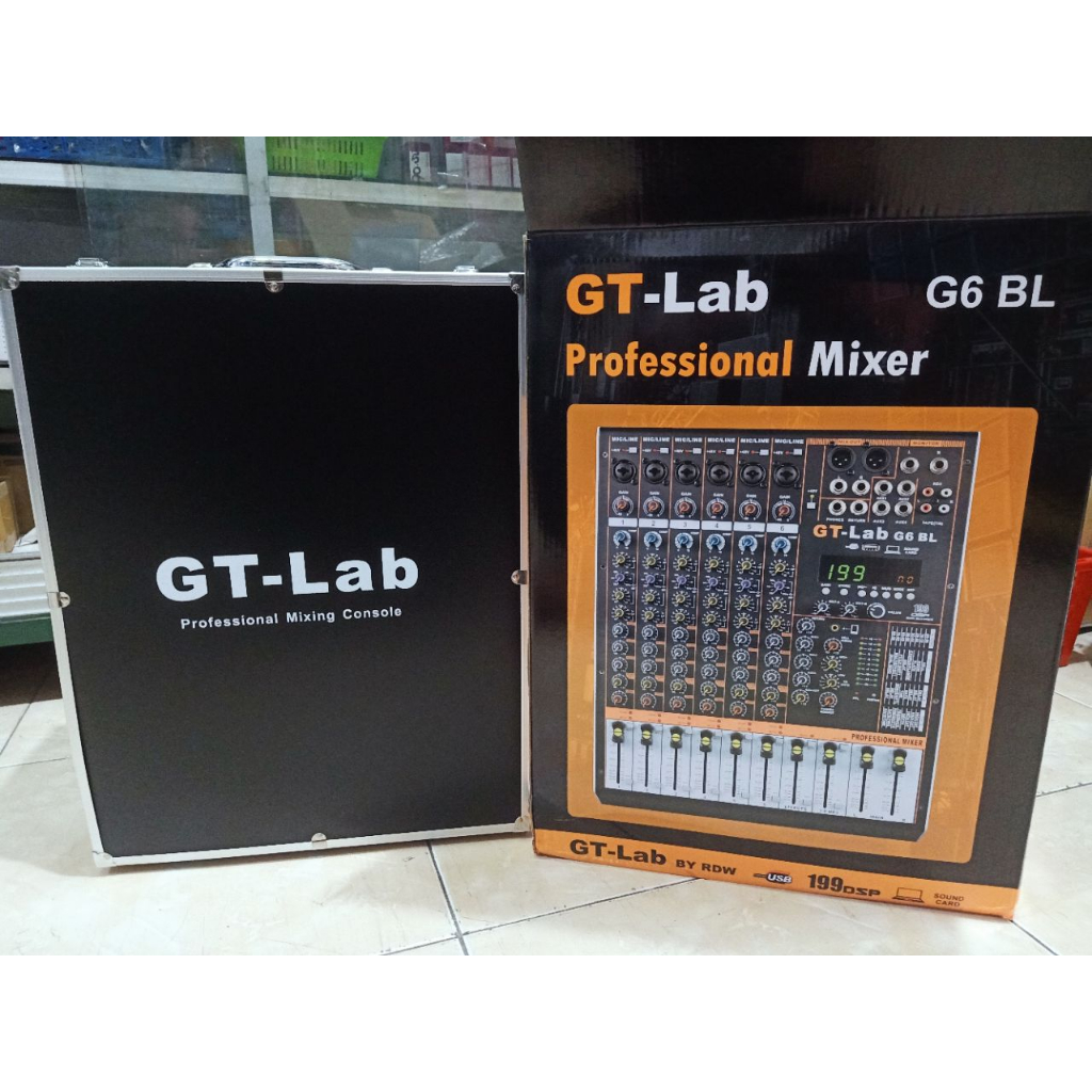 Mixer Analog RDW GT Lab 6 BL / 6BL + KOMPRESS - 6 channel