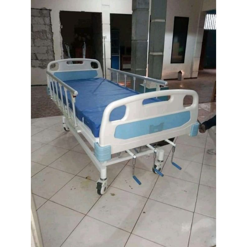 bed pasien 3 crank ABS / tempat tidur pasien 3 crank engkol ABS
