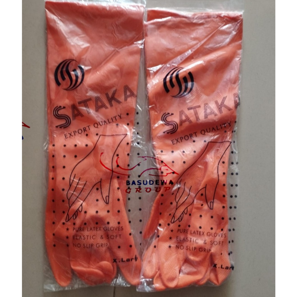 SATAKA SARUNG TANGAN KARET - X LARGE (40 cm) / SARUNG TANGAN KARET XL