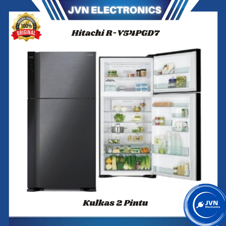 Kulkas 2 Pintu Hitachi R-V54PGD7