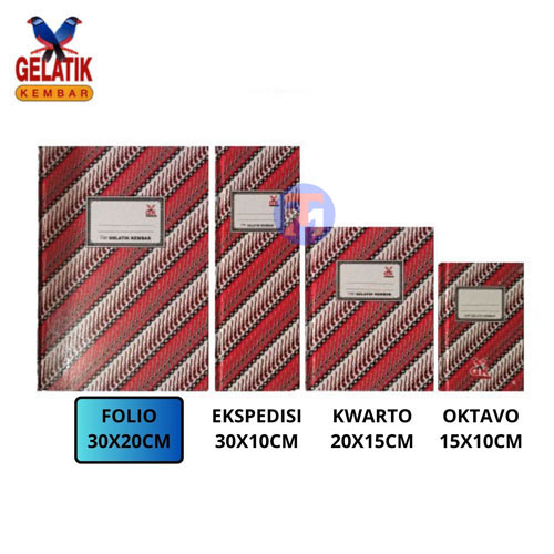 

Buku Hardcover Folio 50 Lembar Gelatik Kembar