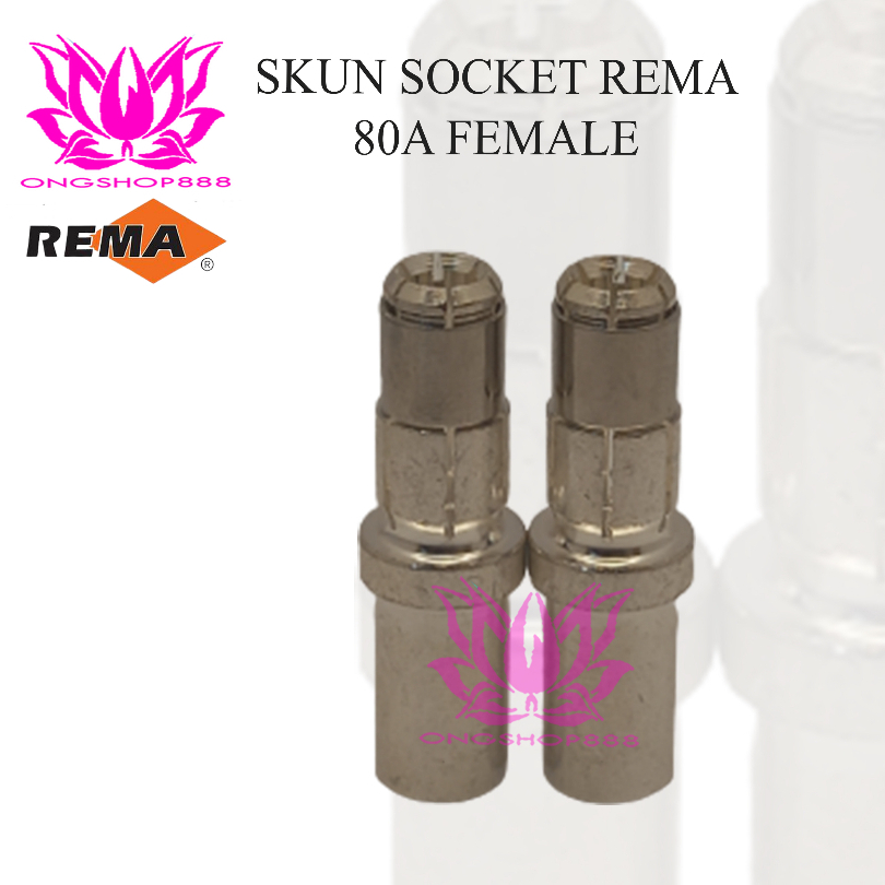 PIN Socket Battery 80A Female Rema IP23 DIN 80 Ampere