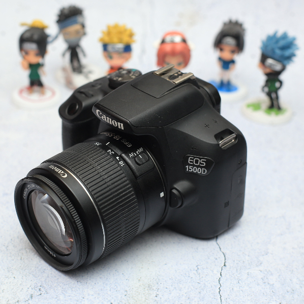 Canon 1500D Lensa 18-55mm Kamera DSLR Like New -Vms