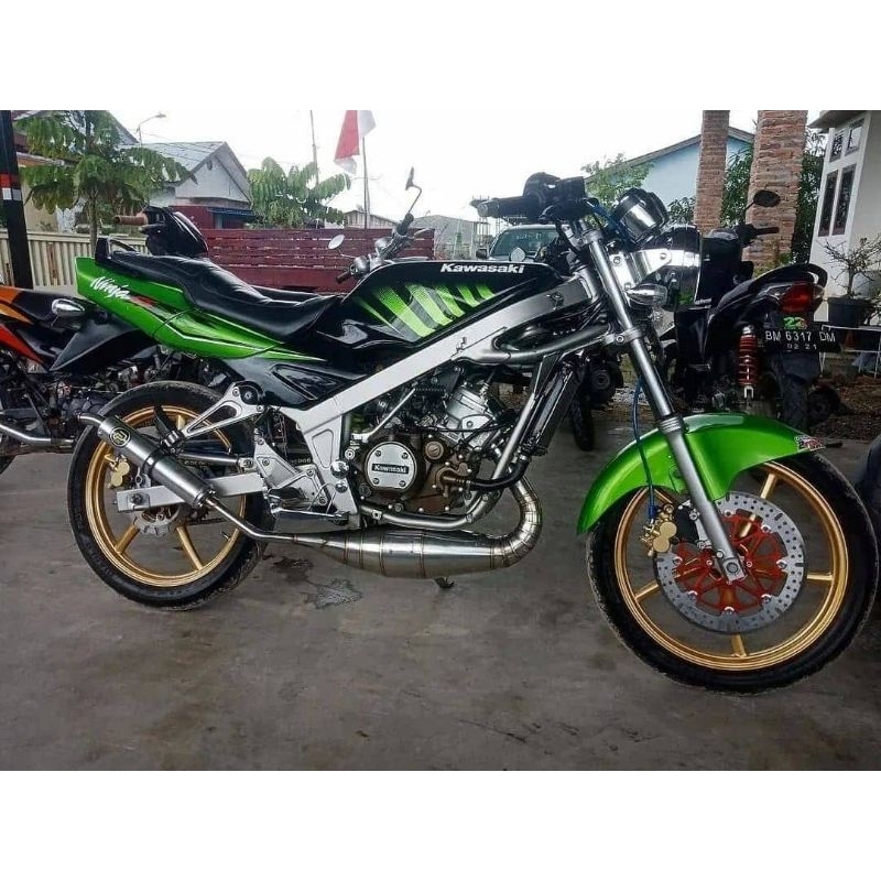 Knalpot Pekajaman Ninja R/SS/RR stainless tipe std
