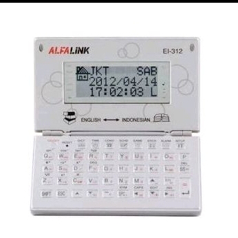 

Kamus Bahasa/Kamus Elektronik/Kamus ALFALINK EI-312/Kamus Bahasa Indonesia Inggris/New Garansi