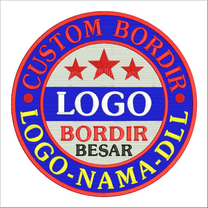 CUSTOM BORDIR EMBLEM UKURAN BESAR