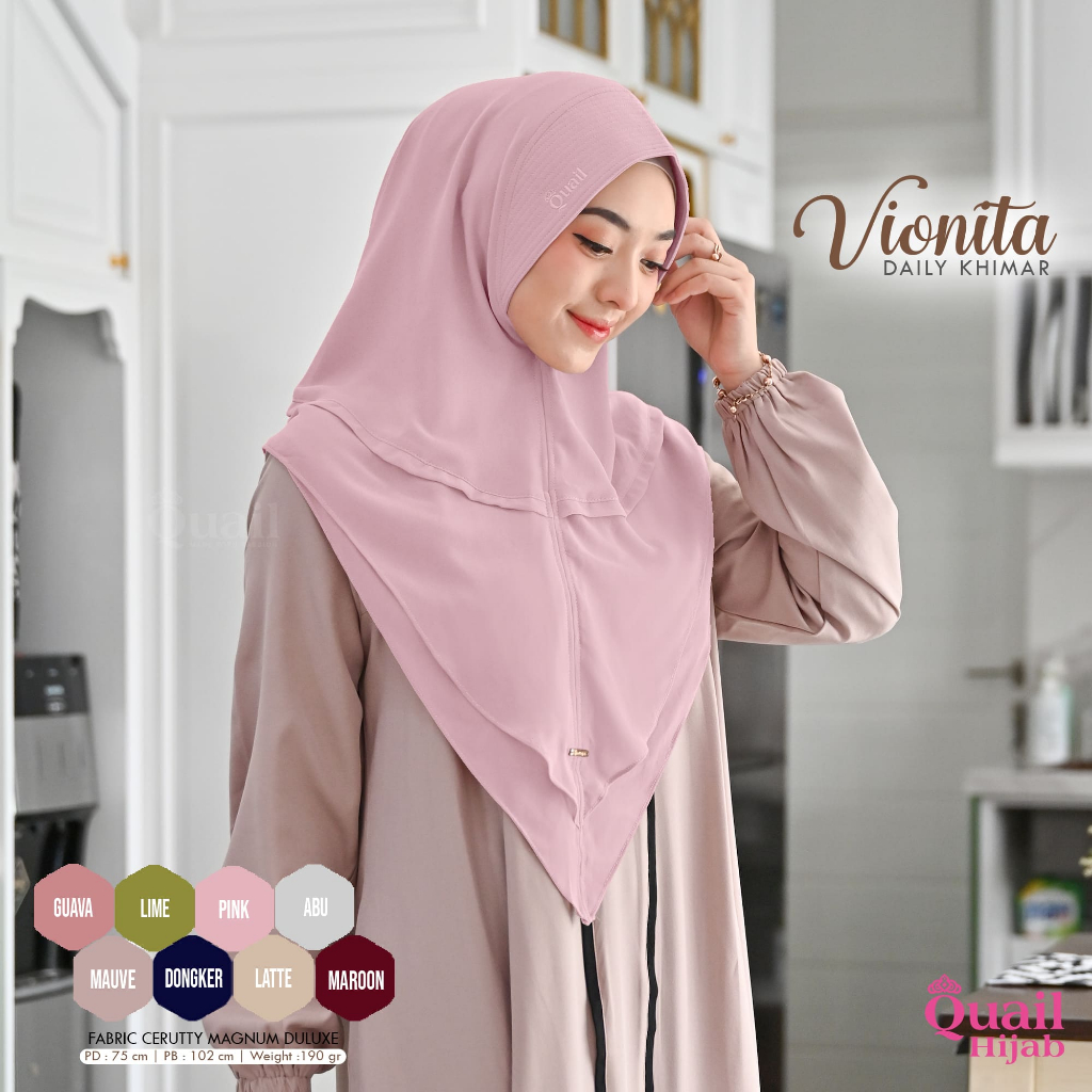 Quail Hijab - VIONITA DAILY KHIMAR ORI QUAIL