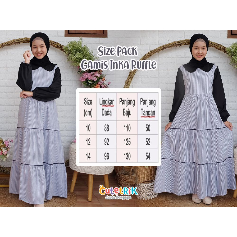 Gamis Inka Ruffle GS-429 Cutetrik
