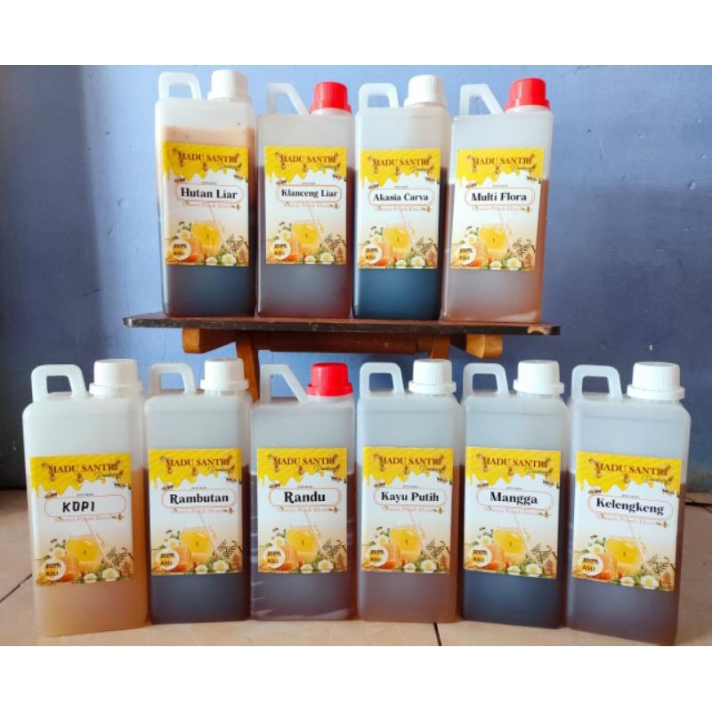 

1000 GRAM || ECER MADU MURNI TERNAK DAN LIAR TANPA TAMBAHAN GULA