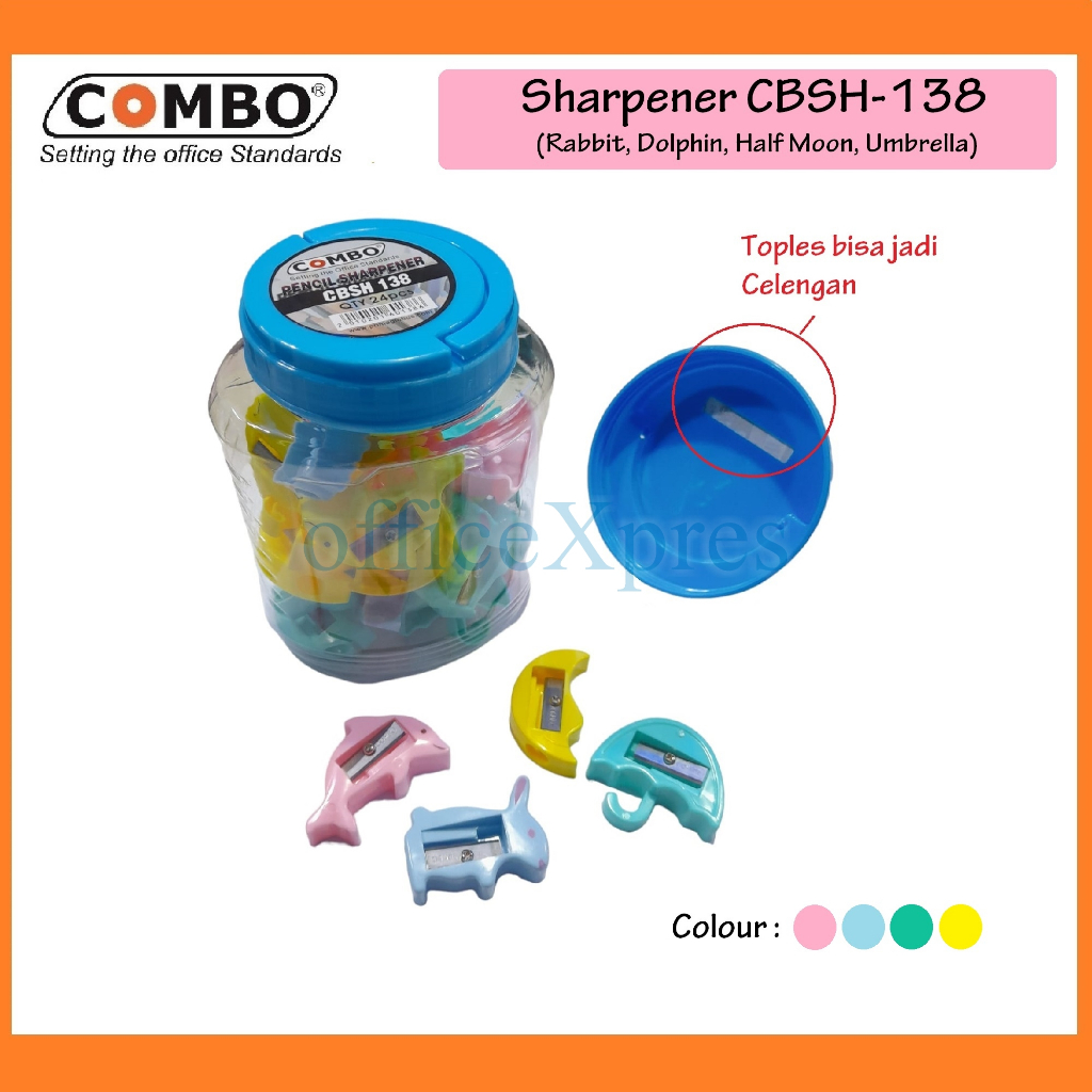 

(1 DRUM) Serutan Pensil / Rautan Pensil / Serutan Lucu / Serutan Mini / Sharpener 138 Combo