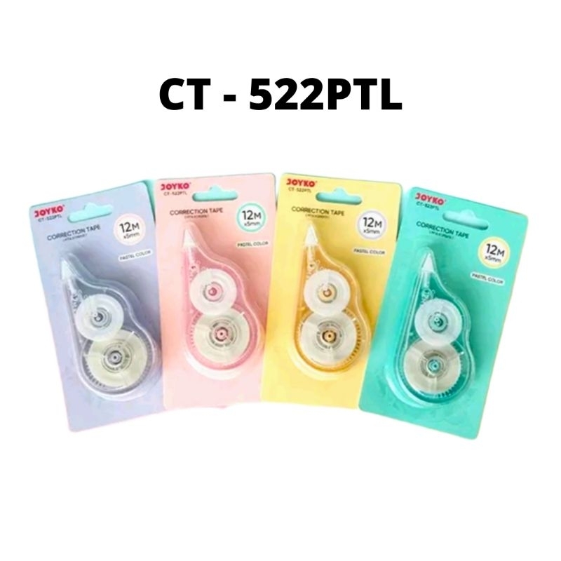 

Corection Tape/Stipo Kertas/Pemghapus/Tip X/JOYKO CT-522 PTL