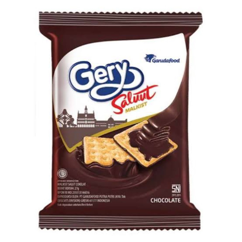 

Gery Saluut Malkist Coklat Renceng isi 10