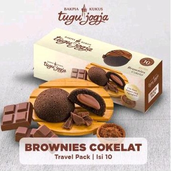 

Bakpia Kukus Tugu Jogja Rasa Brownis Cokelat- Travel Pack