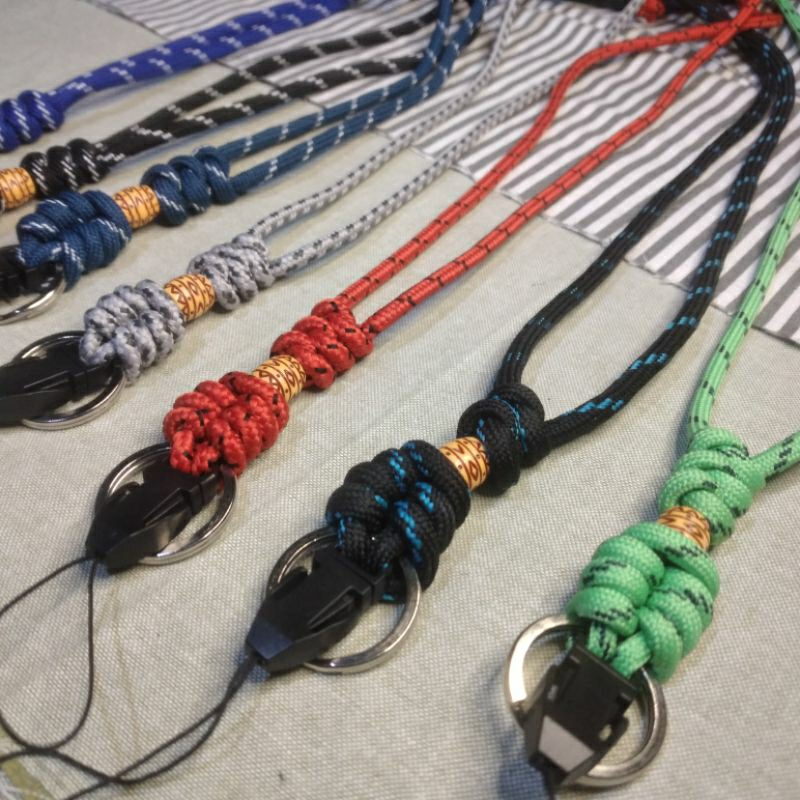 Gantungan Kunci Motor Adjustable Tali Panjang