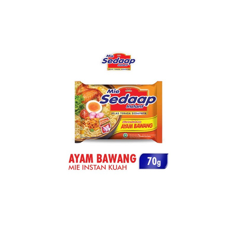 

Sedaap Mie Instan Ayam Bawang 70 gr X 5 pcs