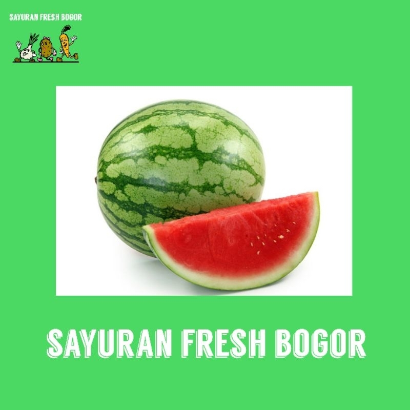 

Semangka Merah Tanpa Biji premium ( 1/2 Buah, Berat 2 kilo ) | Sayuran Fresh Bogor