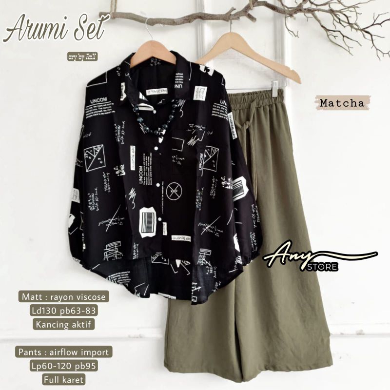 ARUMI SET | PAKAIAN WANITA SET | BY AnY
