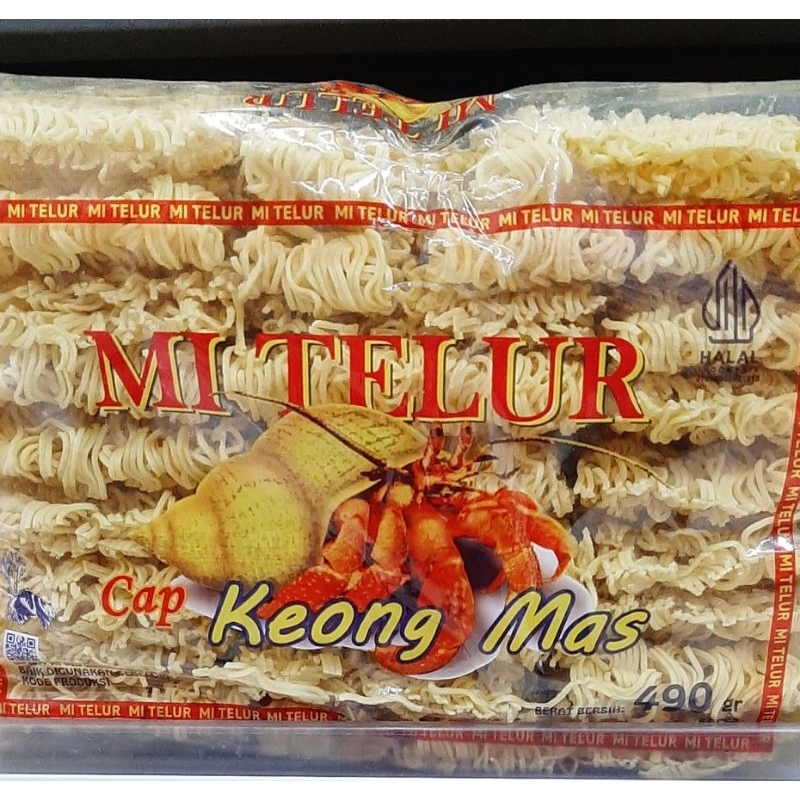 

Mie Telur Cap Keong Mas 490gr