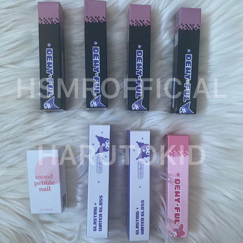 [READY] ROMAND X SANRIO ORI - GLASTING WATER GLOSS & NAIL POLISH