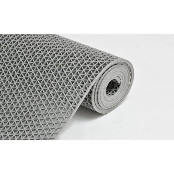Promo KESET KARPET KARET PVC ANTI SLIP KAMAR MANDI meteran - Abu Abu Murah