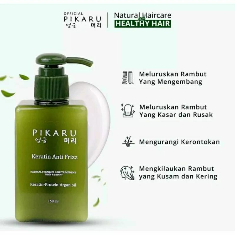 pikaru obat pelurus rambut hair treatment atasiasalah rambut