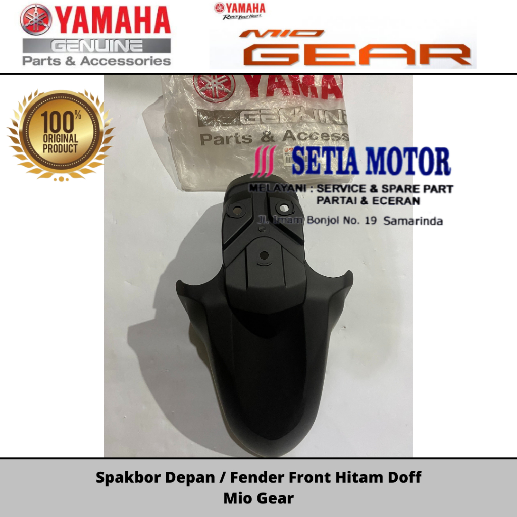 Spakbor Depan / Fender Front Hitam Doff Mio Gear