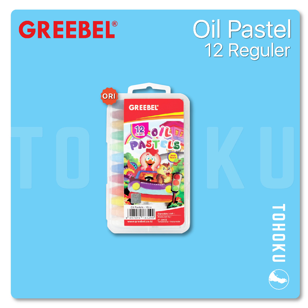 

Greebel - Oil Pastel 12 Warna Small Case Ayam Burung KOP-12C-S