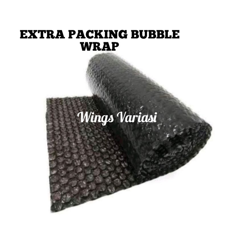 

Extra Packing Bubble Wrap Untuk Barang Mudah Pecah Agar Paket Pembeli Lebih Aman