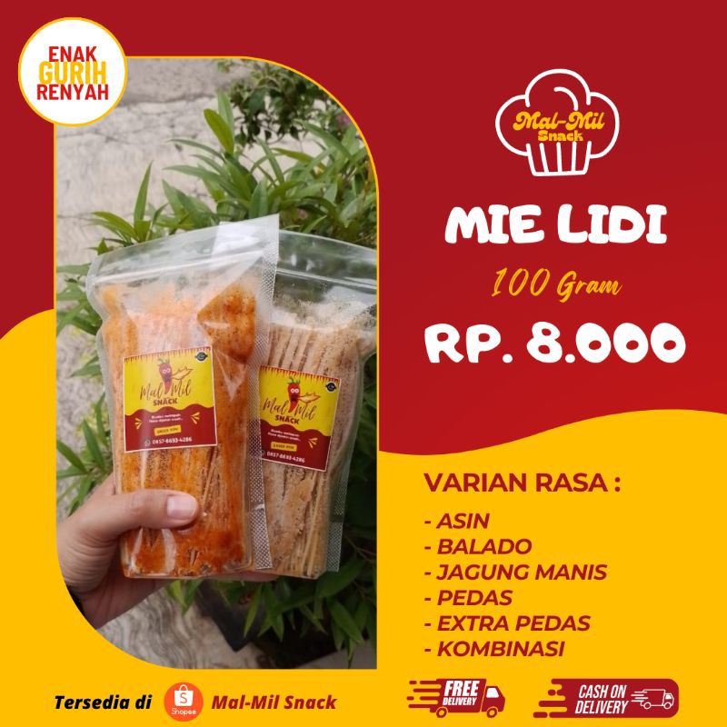 

MIE LIDI SPECIAL "MAL-MIL SNACK