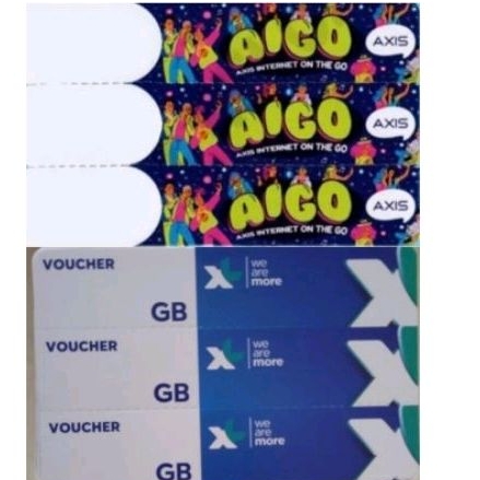 Voucher Kosongan Bahan inject XL dan AXIS