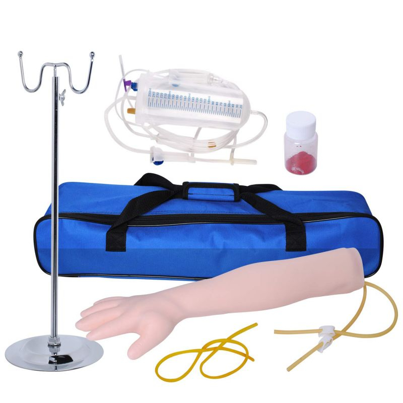 Set Phantom Manikin Tangan / Lengan Infus Silikon / Alat Peraga Manekin -