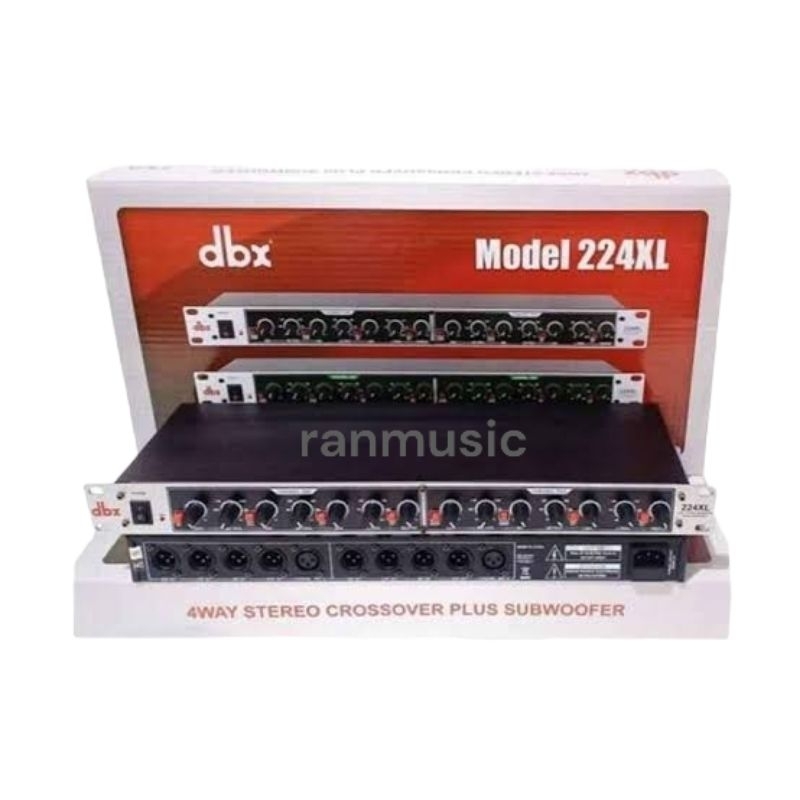 DBX 224XL SUB CROSSOVER PLUS SUBWOOFER 4 WAY STEREO DBX 224 XL
