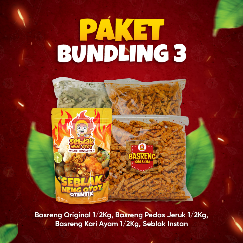 

Hemat Paket Bundling 3 Neng Otot Snack