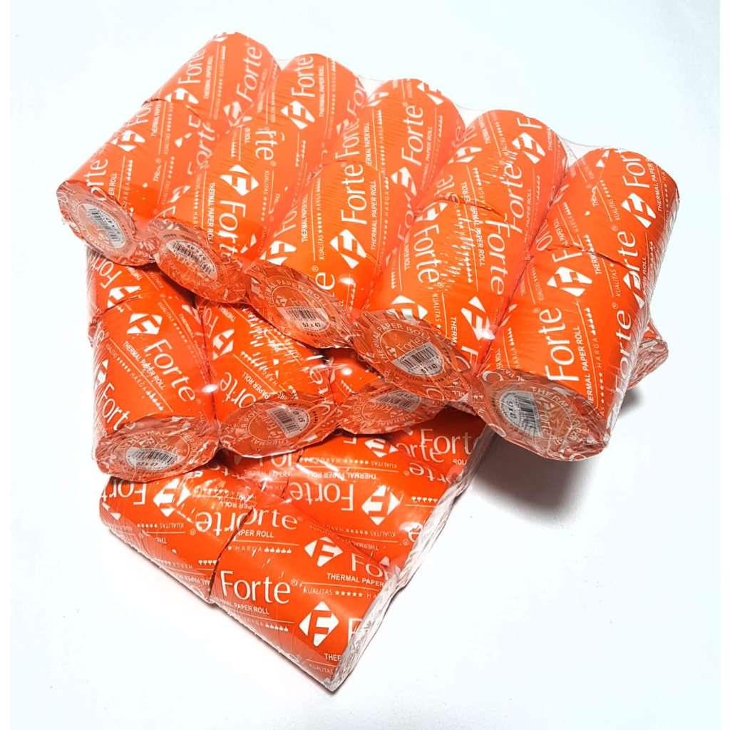 

Kertas Kasir Thermal / Kertas Struk / Paper Roll 57x 47mm Merk FORTE