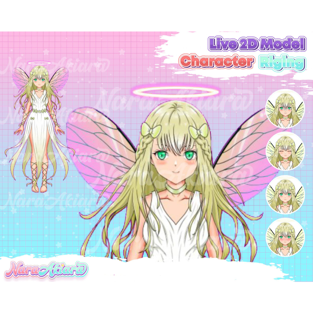 Miliki Tampilan Unikmu dengan Karakter Anime Vtuber Live2D Siap Pakai, Live2D untuk Streamer, Karakt