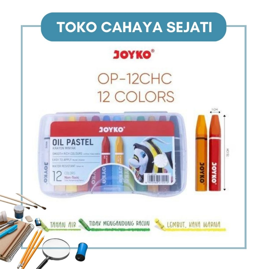 

Crayon / Krayon Joyko 12 Warna