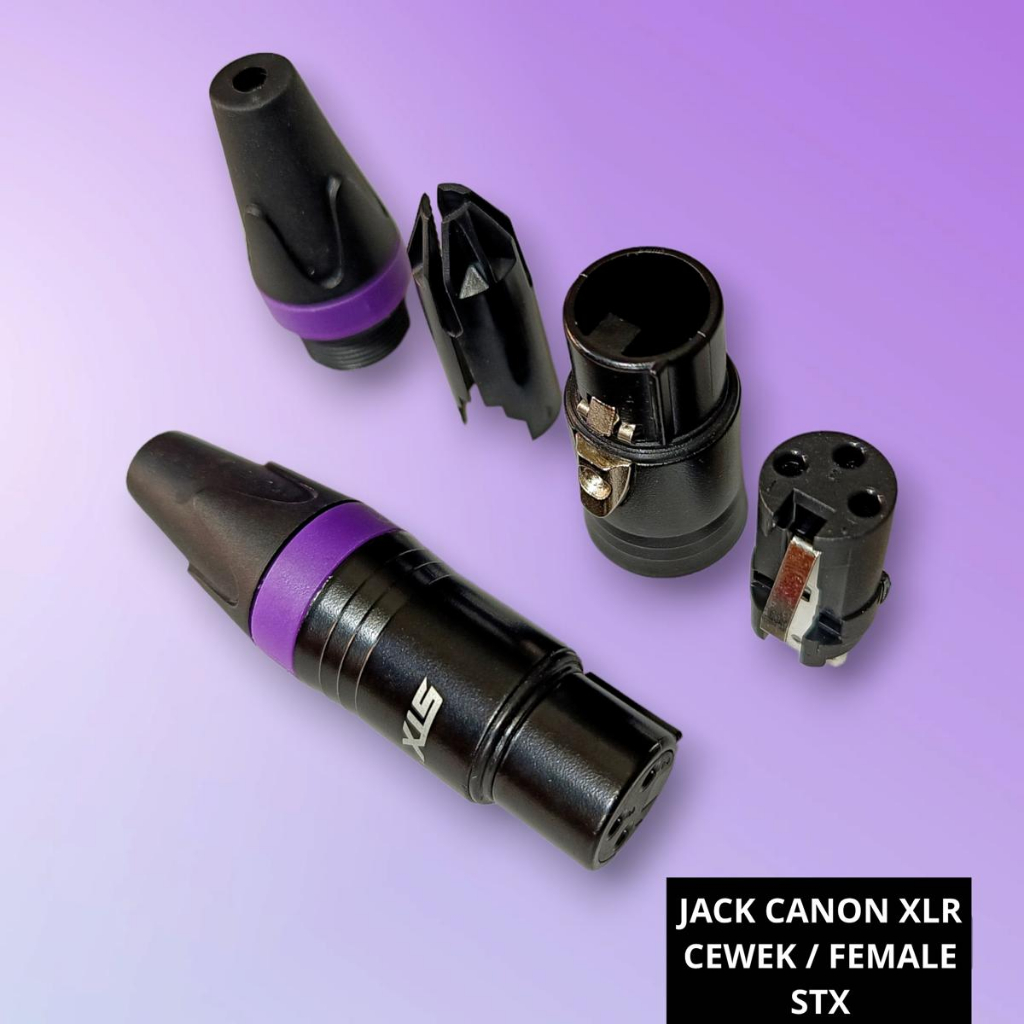 Jack Canon Cewek STX XLR Female Colokan Jak Jek STX