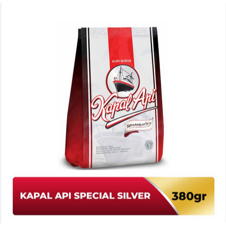 

KOPI KAPAL API BUBUK SILVER 380G