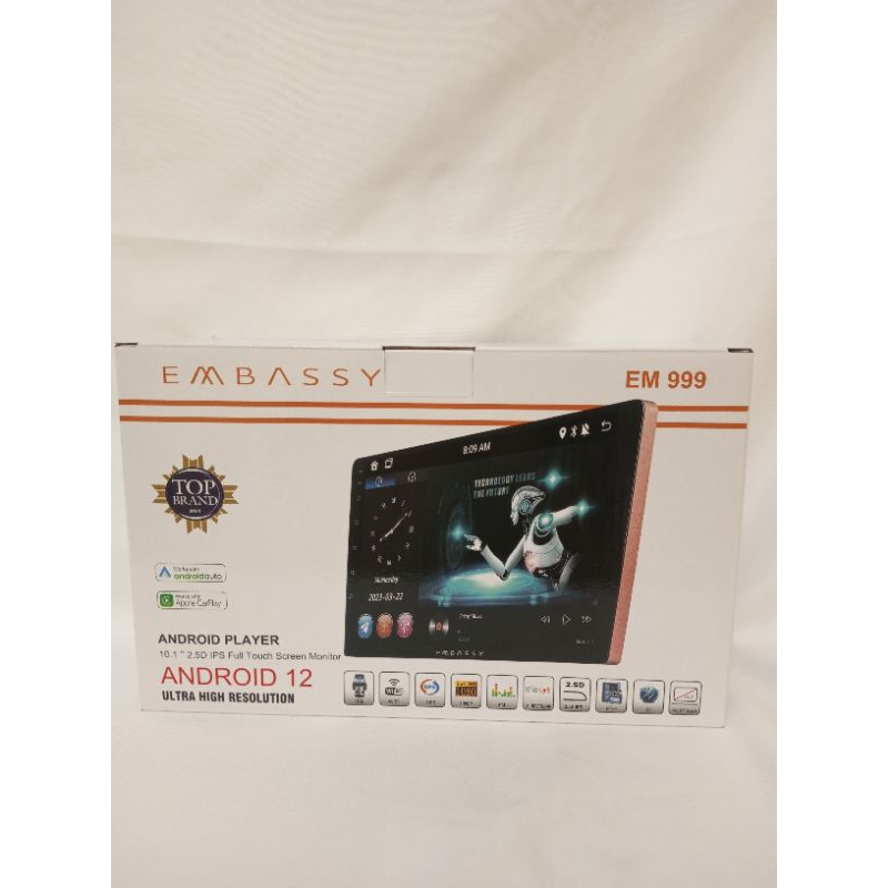 Head Unit Android Embassy Venus Ram 2/32GB 9&10 inch