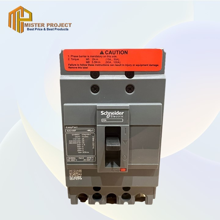 MCCB Schneider EasyPact EZC 80A 3P