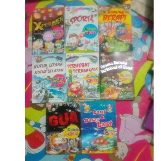 Buku anak preloved second bekas why educomics science quiz