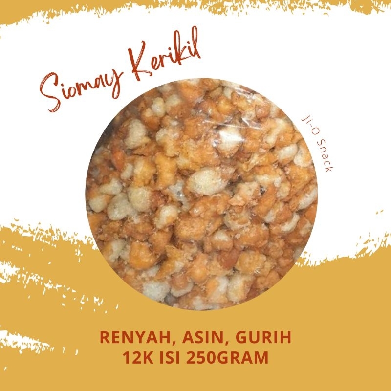 

(250GRAM) SIOMAY KERIKIL ASIN GURIH