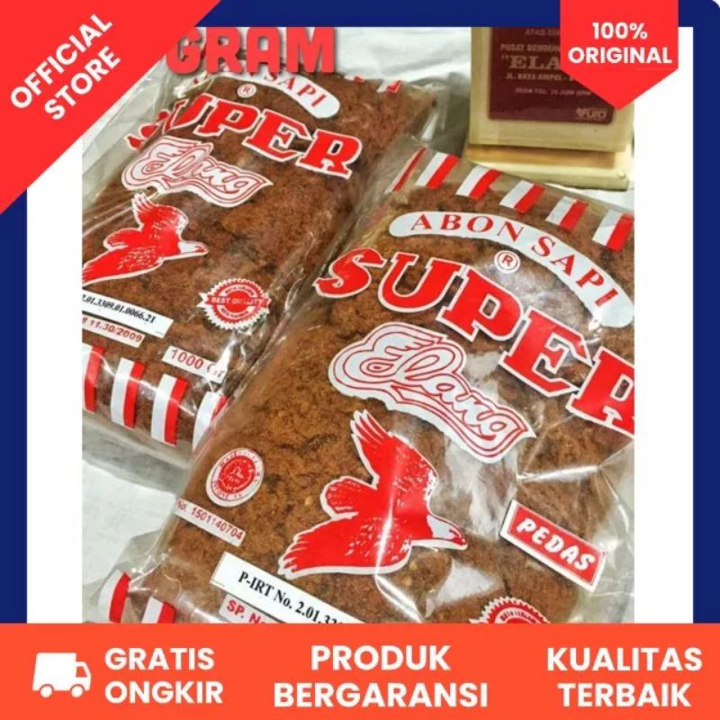 

Abon sapi Asli Boyolali Super elang 500gram manis