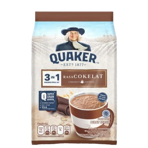 

Quaker Minuman Sereal 3 In 1 Cokelat / vanila isi 8 x 28 gr